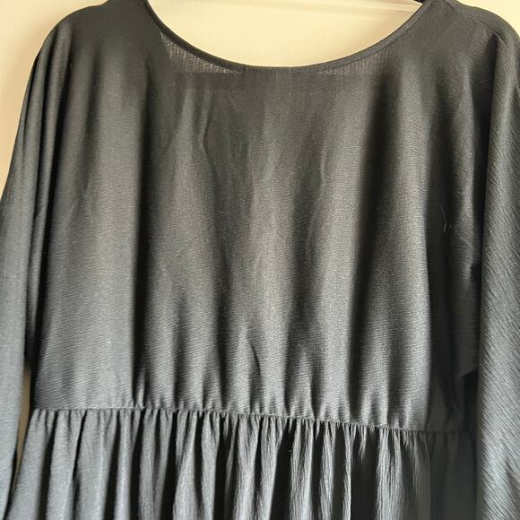 Ava & Viv Women's Black Dolman Sleeve Empire Waist Dress - Size XL - NWT - Picture 7 of 11